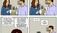 Comic: The trouble with gating content through social logins Comic: The trouble with gating content through social logins